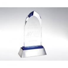 Blue Dignity Optical Crystal Award - Crystal Awards