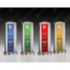 Employee Gifts - Customizable Color Ambient Crystal Award