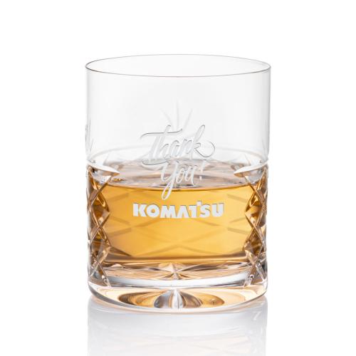 Corporate Recognition Gifts - Etched Barware - Pelham Old Fashioned - 10.5oz