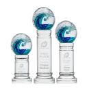 Surfside Spheres on Colverstone Base Glass Award
