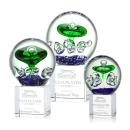 Aquarius Spheres on Granby Base Glass Award