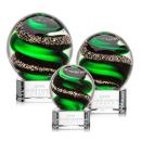 Zodiac Clear on Paragon Base Spheres Glass Award