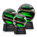 Zodiac Black on Robson Base Spheres Glass Award