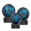 Malton Black on Paragon Base Spheres Glass Award