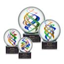 Galileo Black on Paragon Base Spheres Glass Award