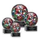 Fantasia Black on Hancock Base Spheres Glass Award