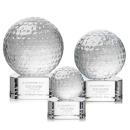 Golf Ball Spheres on Paragon Base Crystal Award