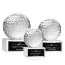 Golf Ball Spheres on Hancock Base Crystal Award