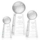 Golf Ball Spheres on Novita Base Crystal Award