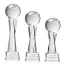 Tennis Ball Clear on Grafton Base Spheres Crystal Award