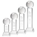Baseball Clear on Stowe Base Spheres Crystal Award