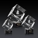 Burrill 3D Black on Paragon Base Crystal Award
