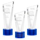 Plymouth Blue on Marvel Base Peak Crystal Award