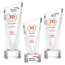 Plymouth Full Color Clear on Paragon Base Peak Crystal Award