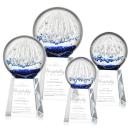 Starburst Clear on Celestina Base Spheres Glass Award