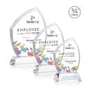 Daltry Full Color Clear on Newhaven Base Peak Crystal Award