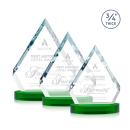 Apex Green on Alberton Base Crystal Award