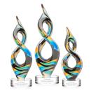 Cosenzo Clear on Stanrich Base Abstract / Misc Glass Award