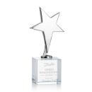 Tuscany Chrome Star on Granby Base - Clear