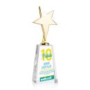 Tuscany Gold Full Color Clear on Novita Base Star Metal Award