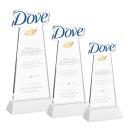 EdgeCraft White (via Air) on Hartford Base Abstract / Misc Crystal Award