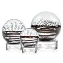 Serenity Clear on Stanrich Base Spheres Glass Award