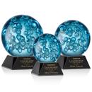 Addison Black on Sheffield Base Spheres Glass Award