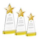 Starlite Gold on Alberton Base Star Crystal Award