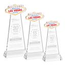 Las Vegas Clear on Hartford Base Abstract / Misc Crystal Award