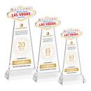 Las Vegas Full Color Clear on Hartford Base Abstract / Misc Crystal Award