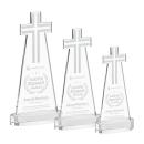 Cross Clear on Alberton Base Abstract / Misc Crystal Award