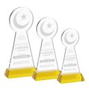 Crescent & Star Gold on Hartford Base Abstract / Misc Crystal Award