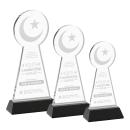 Crescent & Star Black on Hartford Base Abstract / Misc Crystal Award